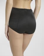 Image 3 of 5: Dolce&Gabbana High-Rise Satin Briefs
