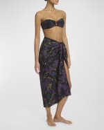 Image 4 of 5: JETS Australia Printed Sarong Coverup