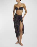 Image 3 of 5: JETS Australia Printed Sarong Coverup