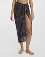 Image 1 of 5: JETS Australia Printed Sarong Coverup