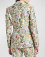 Image 4 of 6: Etro Tree of Life Jacquard Blazer