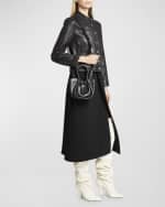 Image 2 of 6: Proenza Schouler XS Ruched Leather Tote Bag