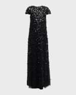 Image 2 of 6: Carolina Herrera Embellished Sequin Gown