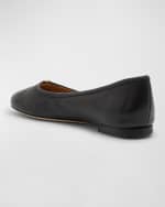 Image 2 of 5: Chloe Marcie Leather Ballerina Flats