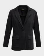 Image 1 of 6: Kobi Halperin Kiera Embellished Denim Blazer Jacket