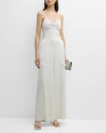 Image 5 of 6: Kobi Halperin Parker High-Rise Wide-Leg Satin Pants