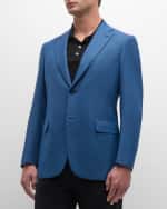 Image 3 of 6: Brioni Men's Textured Wool Blazer