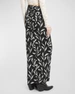 Image 4 of 6: Rabanne Draped Midi Skirt