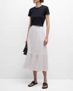 Image 2 of 6: Eskandar Tiered Petticoat Skirt