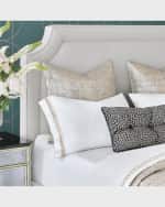 Image 3 of 4: Eastern Accents Esmeralda Sequined Euro Sham