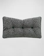Image 1 of 3: Eastern Accents Esmeralda Button-Tufted Decorative Pillow, 15" x 26"