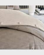 Image 2 of 3: Eastern Accents Talena Woven Cord King Duvet Cover