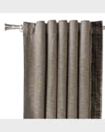 Image 2 of 2: Eastern Accents Talena Chevron Right-Edge Trim Curtain Panel, 108"
