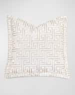 Image 1 of 4: Barclay Butera by Eastern Accents Sussex Greek Key Euro Sham