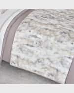 Image 2 of 2: Eastern Accents Inez Watercolor Full/Queen Bed Scarf