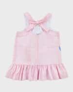 Image 3 of 5: Florence Eiseman Girl's Golf Club Seersucker Dress, Size 2-6