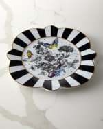 Image 2 of 3: MacKenzie-Childs Butterfly Toile Salad Plate