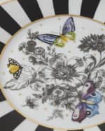Image 3 of 3: MacKenzie-Childs Butterfly Toile Salad Plate