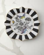 Image 1 of 3: MacKenzie-Childs Butterfly Toile Salad Plate