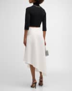 Image 3 of 6: Zimmermann Matchmaker High-Neck Crystal Crop Top