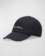 Image 1 of 3: Dolce&Gabbana Men's Embroidered Logo 6-Panel Baseball Cap