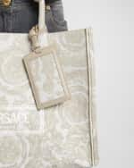 Image 3 of 5: Versace Jacquard Embroidered Luggage Tag