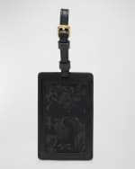 Image 1 of 5: Versace Jacquard Embroidered Luggage Tag
