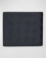 Image 3 of 4: Bottega Veneta Men's Intrecciato 15 Bicolor Leather Bifold Wallet