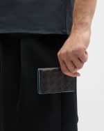 Image 2 of 4: Bottega Veneta Men's Intrecciato 15 Color Edge Bifold Card Case
