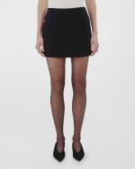 Image 2 of 6: Another Tomorrow Boucle Mini Skirt