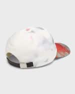 Image 2 of 3: Alexander McQueen Men's Obscured Flower Logo Baseball Cap