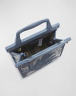 Image 5 of 6: Etro Love Trotter Logo Jacquard Top-Handle Bag