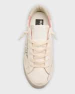 Image 5 of 5: Golden Goose Superstar Swarovski Pearly Leather Low-Top Sneakers
