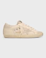Image 1 of 6: Golden Goose Superstar Mixed Leather Low-Top Sneakers