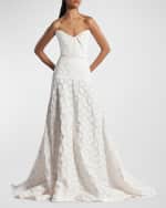 Image 1 of 5: Maticevski Powdery Polka-Dot Ball Skirt