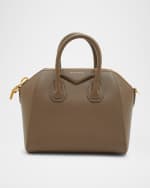 Image 1 of 6: Givenchy Antigona Small Top Handle Bag in Grained Leather