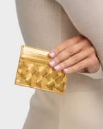 Image 2 of 5: Bottega Veneta Intrecciato Credit Card Case