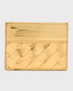 Image 3 of 5: Bottega Veneta Intrecciato Credit Card Case