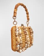 Image 2 of 3: Serpui Giulia Om Conches Top-Handle Bag