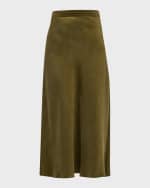 Image 2 of 6: Max Mara Studio Entrata A-Line Midi Skirt