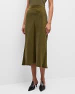 Image 1 of 6: Max Mara Studio Entrata A-Line Midi Skirt