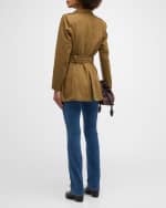 Image 3 of 6: FRAME Safari Belted Jacket