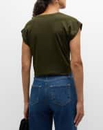 Image 5 of 6: FRAME Easy V-Neck Tee