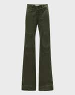 Image 1 of 6: FRAME The Utility Slim Stacked Jeans