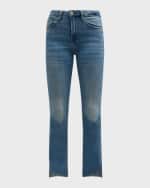 Image 1 of 6: FRAME Le Crop Mini Boot Jeans