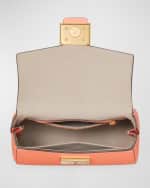 Image 5 of 5: kate spade new york katy small textured leather top-handle bag
