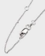 Image 3 of 5: Roberto Coin 18K White Gold Diamond Gecko Pendant Necklace