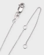 Image 3 of 5: Roberto Coin 18K White Gold Diamond Snowflake Pendant Necklace