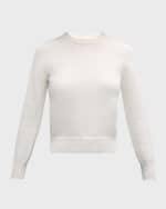 Image 1 of 6: Co Crewneck Cotton-Blend Sweater