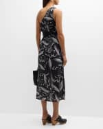 Image 4 of 6: Rails Tahiti Night Selani One-Shoulder Midi Dress